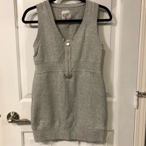 TNA grey sleeveless top
